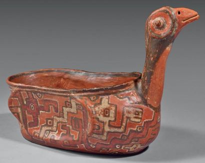 null Tiwanaku, Bolivie, c.300-700 Ceramic Duck Vessel, Tiahuanaku Culture, Bolivia,c.300-...