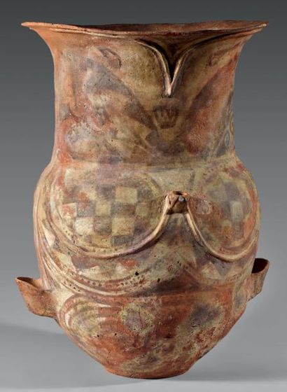 Santa Maria, Argentine, 1000-1450 après J.C Ceramic Vase., Santa Maria Culture,...