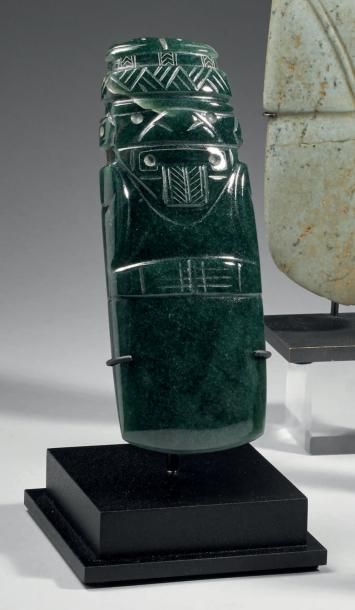 null Nicoya, Costa Rica, c.100-500 Jade Pendant, Nicoya,Costa Rica, c.100-500 AD...