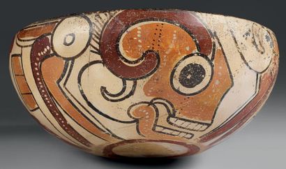 null Véracruz, Mexique, c.550 - 950 Ceramic Bowl, Veracruz,Mexico, c.550-950 AD Terre...