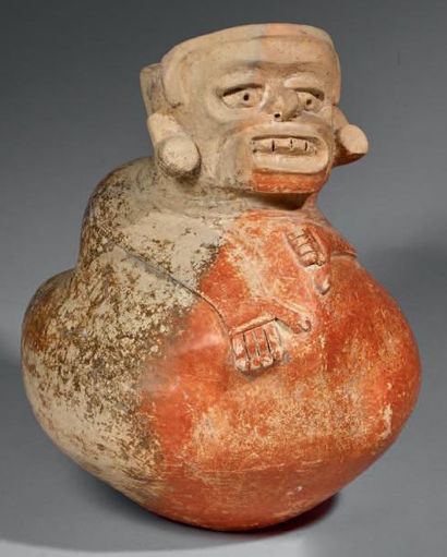 null Maya, Mexique, c.250-600 Ceramic Zoomorphic Vase, Maya, Mexico, c.250-950 AD...