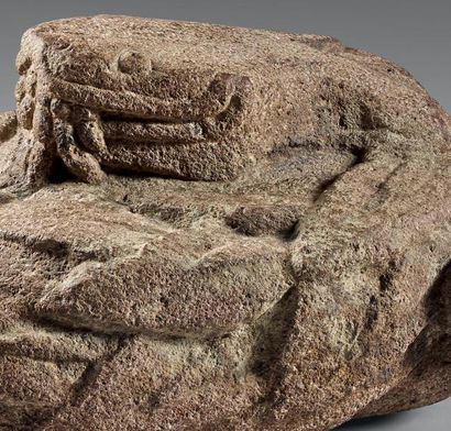 null Aztèque, Mexico, c.1300-1521 Stone Quetzalcóatl, Aztec, Mexico c.1300-1521 AD...