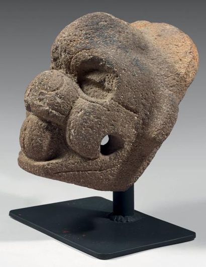 Veracruz, Mexique, c.550 - 950 Stone Mask,...