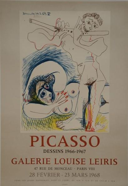 PICASSO Pablo (1881-1973), d'après Dessins 1966-1967 - Galerie Louise Leiris, 1968,...