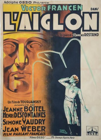 VACHER Roger Victor Francen dans L?Aiglon - 158 x 120 cm- Affiche de Cinéma, Bedos,...