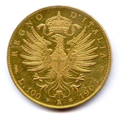 Royaume d'Italie VICTOR EMMANUEL III 29 juillet 1900 - 9 mai 1946 100 Lire (tête...