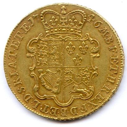 ROYAUME-UNI GEORGE II de Hanovre 22 juin 1727 - 25 octobre 1760 5 Guinées LIMA (Pérou)...