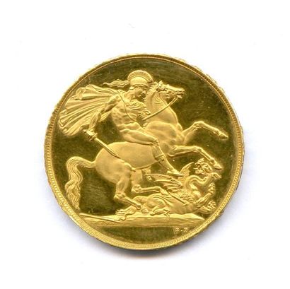 ROYAUME-UNI GEORGE III de Hanovre 1760-1820 Essai 2 Pounds 1820-LX (tranche inscrite)...