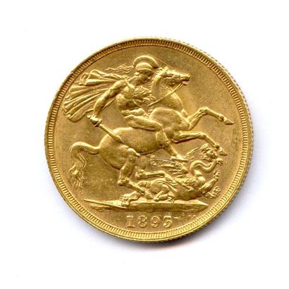 ROYAUME-UNI VICTORIA 1837-1901 2 Pounds (buste voilé) 1893. 15,97 g Fr 395 Très bel...