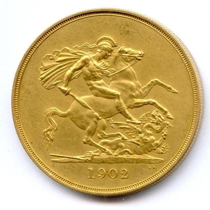 ROYAUME-UNI ÉDOUARD VII Saxe-Cobourg-Gotha 22 janvier 1901 - 22 janvier 1911 5 Pounds...