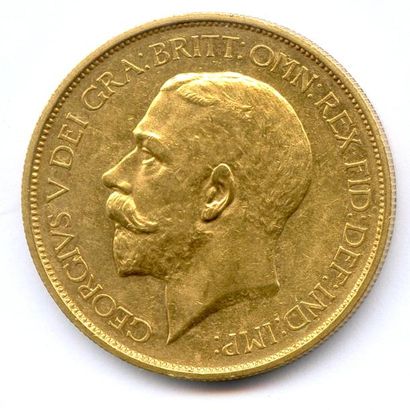 ROYAUME-UNI GEORGE V Saxe-Cobourg-Gotha 6 mai 1910 - 20 janvier 1936 5 Pounds 1911...