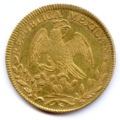 null MEXIQUE République 8 Escudos 1829 (or jaune) Mexixo (M -JM). 27,01 g Fr 64 Très...