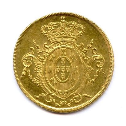 BRÉSIL JEAN Prince Régent 1805-1818 6 400 Reis 1808 R Rio. 14,39 g Fr 93 Superbe