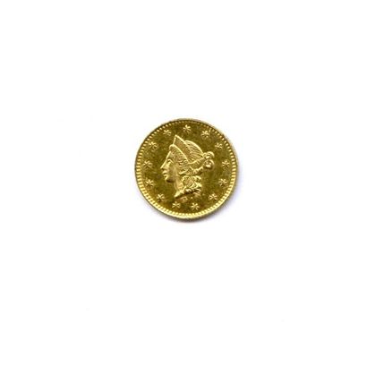 U.S.A. Demi-dollar Californien (rond) 1853 (D.N. sous le buste de Liberté). 0,61...