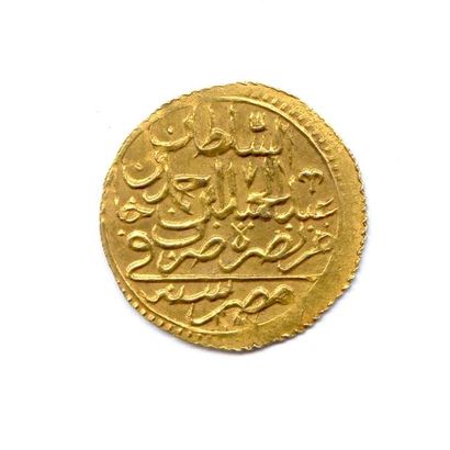 EGYPTE ABDUL HAMID Ier Sultan ottoman 1774-1789 Zeri Mahabub 1192 (1778). 2,61 g...