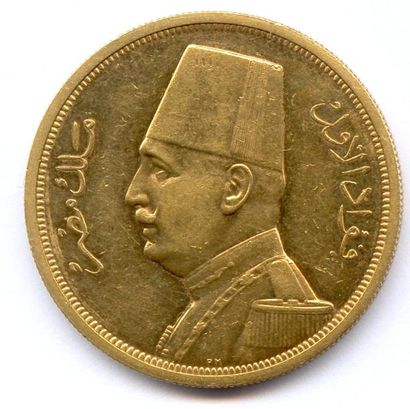 EGYPTE FOUAD Roi d'Égypte 1917-1936 500 Piastres (buste en uniforme) 1348 (1929)....