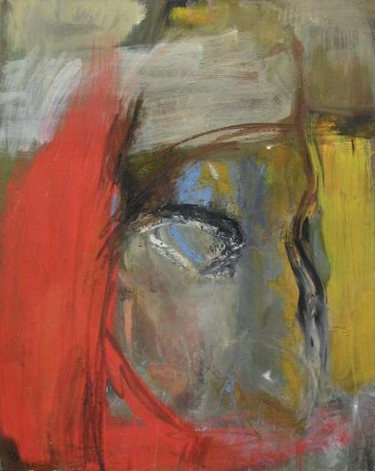 Yannick de BOUILLANE (née en 1964) Regard Huile sur toile 81 x 65 cm