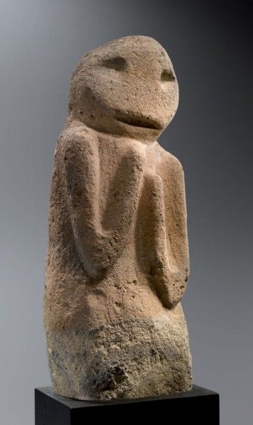  Exceptionnelle idole Tiponi dite « Implorant de Santa Fé » Pueblos, pré hopi, Arizona,...