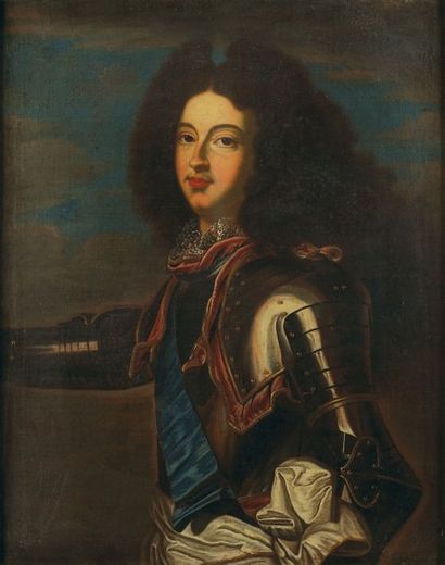 Suiveur de Hyacinthe RIGAUD Portrait de Louis de France, duc de Bourgogne (1682-1712)...