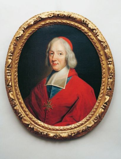 ECOLE FRANCAISE du XVIIIème s., suiveur de François Hubert DROUAIS. Portrait présumé...
