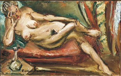 Emile-Othon FRIESZ (1879-1949) Nu dans un intérieur, 1930 Huile sur toile signée...