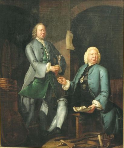ECOLE ANGLAISE vers 1780, entourage de William HOGARTH.