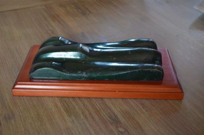 null Jaguar type D.
Bronze peint par Belzoni.
1981.

Fonte creuse – Sur socle bois...