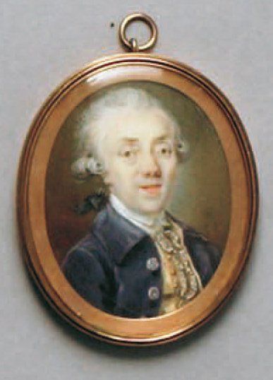 Attribué à Jean Laurent MOSNIER (Paris 1743 - St-Petersbourg 1808) Portrait d'homme...