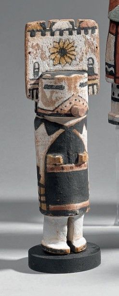 null KACHINA ?Hemis? de Wilson Tawakaptewa Hopi, Arizona, vers 1930 Cottonwood, pigments...