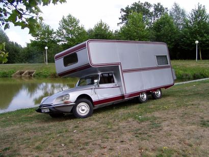 CITROËN DS 21 IE Camping-car Bindet 1970 Pièce unique! Hallucinant camping-car réalisé...