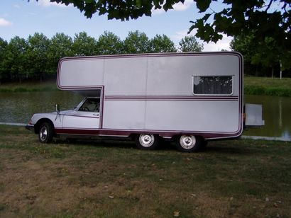 CITROËN DS 21 IE Camping-car Bindet 1970 Pièce unique! Hallucinant camping-car réalisé...