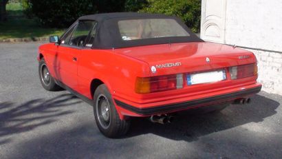MASERATI Biturbo Spyder Zagato 1988 La classe du cabriolet italien! Rouge - Intérieur...