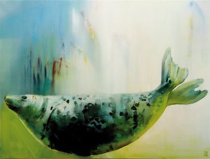 ADLINGTON Mark (né en 1965) Low Huile sur toile 92 x 123 cm