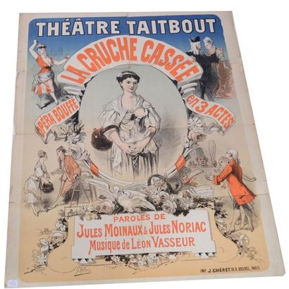 LIV022 - Affiche du Théâtre Taibout par Jean...
