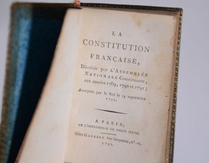 null LIV002 - CONSTITUTION FRANCAISE (La) décrétée par l'Assemblée Nationale Constituante...