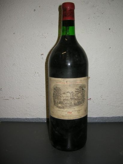 null VIN022 - 1 MAGNUM CHATEAU LAFITE ROTHSCHILD, GCC1 Pauillac, 1980, (e.l.a)