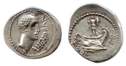 AHENOBARBUS † 31 avant J.-C. 


Denier d’argent frappé dans la région de l’Adriatique...