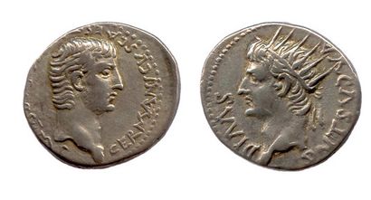 GERMANICUS et AUGUSTE (37-38) 


Drachme d’argent frappe à Césarée en Cappadoce en...