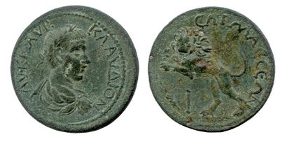 PISIDIE Sagalassos (ancienne cité d’Asie Mineure) 


CLAUDE II LE GOTHIQUE (268-270)


Bronze...