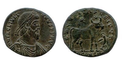 JULIEN II le Philosophe ou l’Apostat (360-363) 


Double-maiorina (bronze) frappé...
