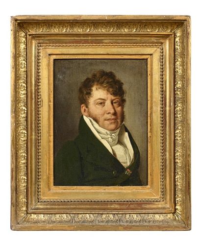 Louis Léopold BOILLY (La Bassée 1761 - Paris 1845) 

Portrait d'homme en redingote...