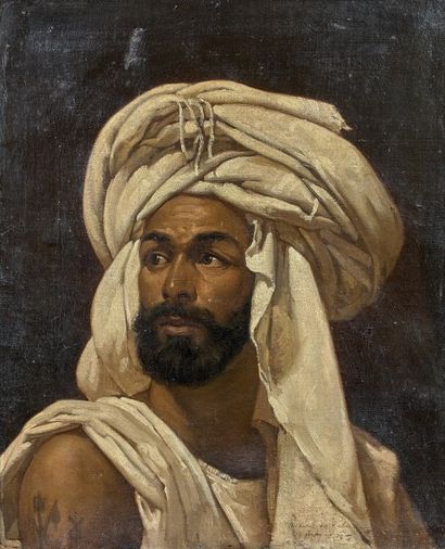 Eugène Victor de FLOGNY (1825-?) 

Portrait de Mohammed ben Dahman, probablement...