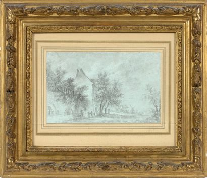 Aignan Thomas DESFRICHES (1715-1800) 

Maison dans les arbres

Fusain sur papier...