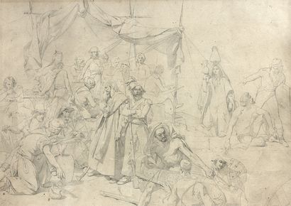 Léon COGNIET (1794-1880) 

Expédition d’Egypte sous les ordres de Bonaparte

Crayon...