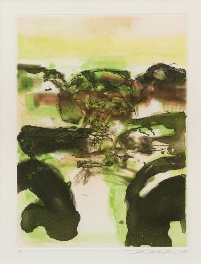 null ZAO Wou-Ki (1921-2013) 

Composition, 1980

Lithographie signée et datée en...