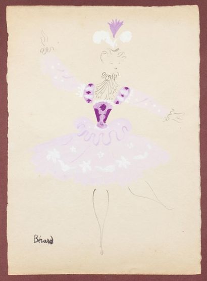 null Christian Jacques BERARD (1902-1949)

Etude de costume pour un ballet

Gouache...