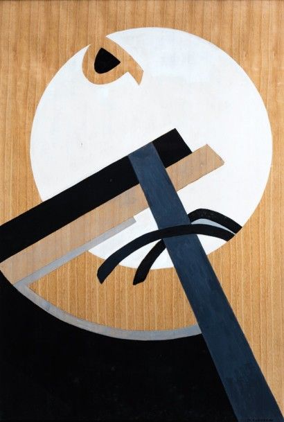 null James PICHETTE (1920-1996)

L’excentrique, 1990

Gouache sur bois, signée et...