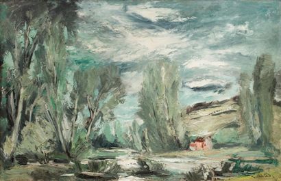 null Anders OSTERLIND (1887-1960)

Paysage à la rivière et à la chaumière rouge

Huile...