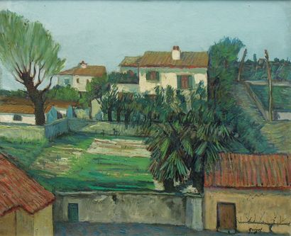 null Alphonse QUIZET (1885-1955)

Manosque, le village

Huile sur toile signée en...