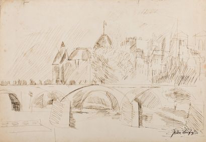 null Jean DUFY (1888-1964)

Le Pont Neuf

Encre sur papier

Signé du cachet de la...